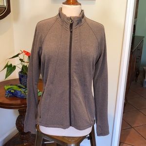 Athleta Brown Herringbone Hope jacket  sz L